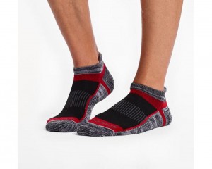 Accessories Saucony Inferno No Show Tab 3-Pack Socks Black | Grey Assorted | S-145939