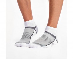 Accessories Saucony Inferno Quarter 3-Pack Socks White | S-145921