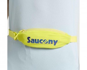 Accessories Saucony Outpace Run Belts Citron | S-145896