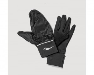 Accessories Saucony Solstice Convertible Gloves Black | Black | S-145946