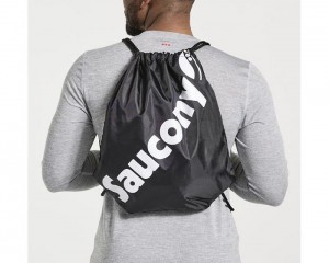 Accessories Saucony String Bags Black | S-145922