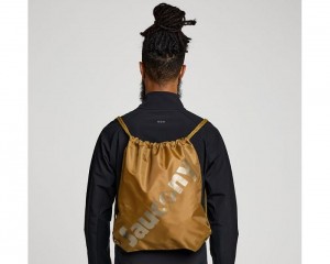 Accessories Saucony String Bags Bronze Graphic | S-145923