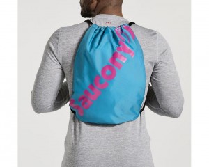 Accessories Saucony String Bags Turquoise | S-145929