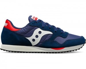 Men's Saucony DXN Trainer Lifestyle Navy | White | S-146593
