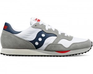 Men's Saucony DXN Trainer Lifestyle White | Navy | S-146595