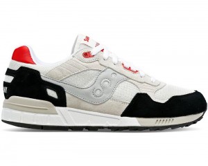 Men's Saucony Shadow 5000 Lifestyle White | Black | Red | S-146658