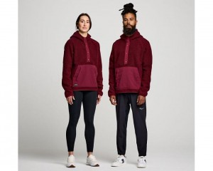 Women's Saucony Recovery Sherpa Pullover Tops Sundown | S-146056
